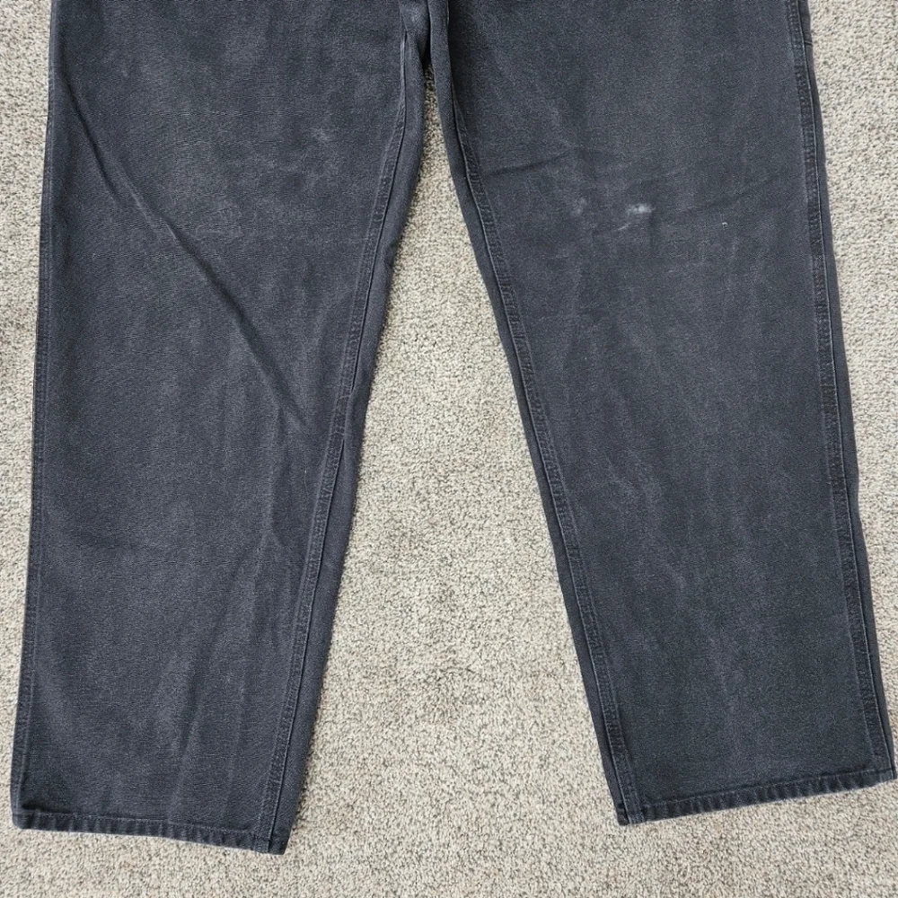 Carhartt Black Duck Canvas Carpenter Pants Original Dungaree Fit B11 BLK 44X34